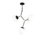 Opviq Damar - 6316 Lámpara de araña en blanco y negro